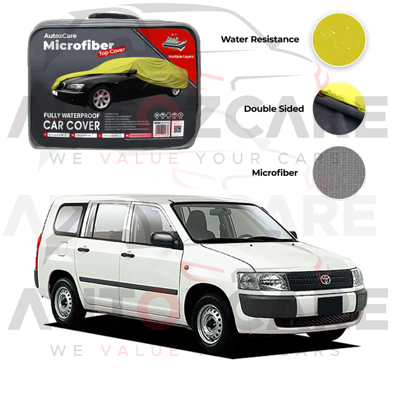 Toyota Probox Microfiber Car Top Cover - Model 2002-2018