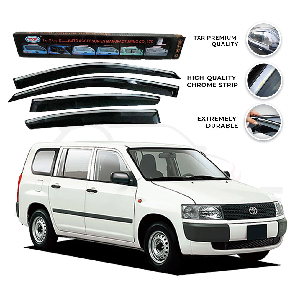 Toyota Probox TXR press sun visor with chrome model 2002-2018 - AutozCare Pakistan