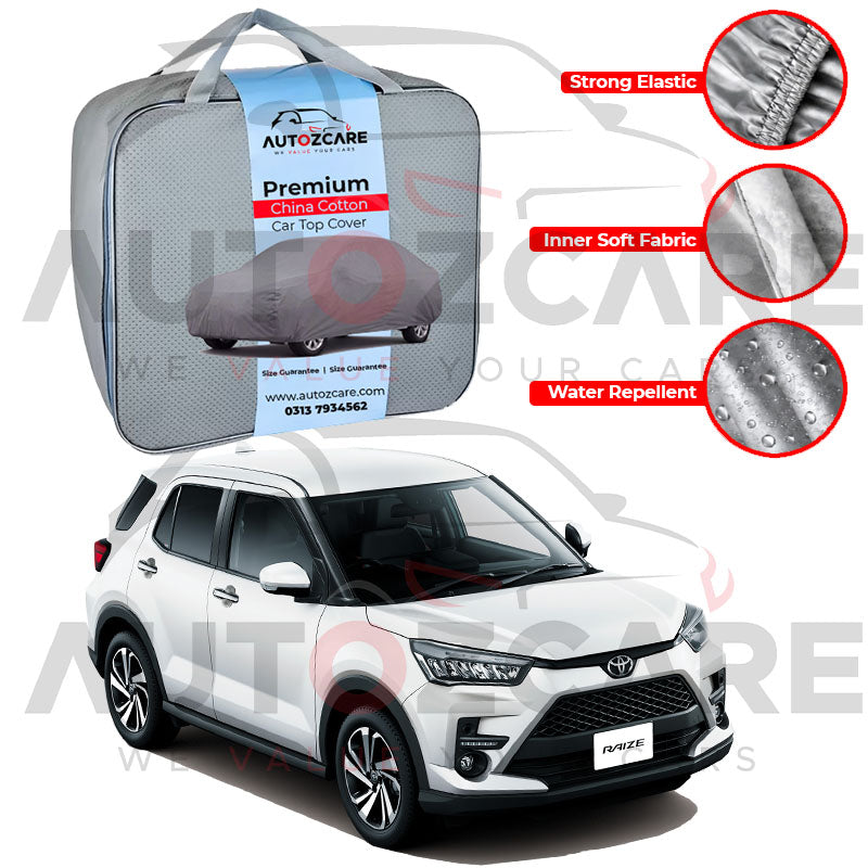 Toyota Raize 2019-2025 | China Cotton Top Cover | Soft Inner Fabric