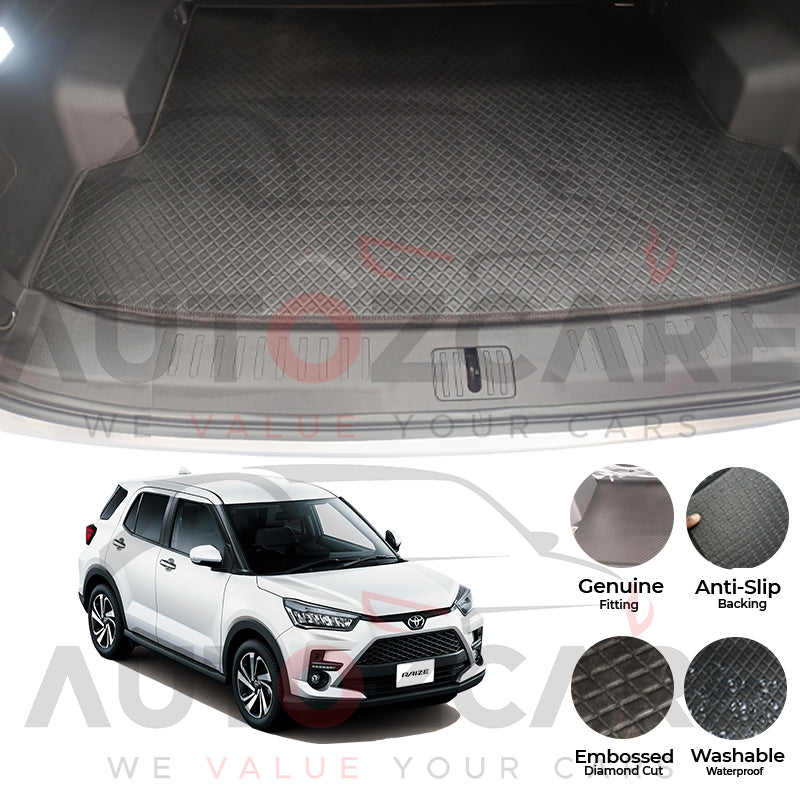 Toyota Raize China Rexine Custom-Size Trunk Mat -  Model 2019-2025