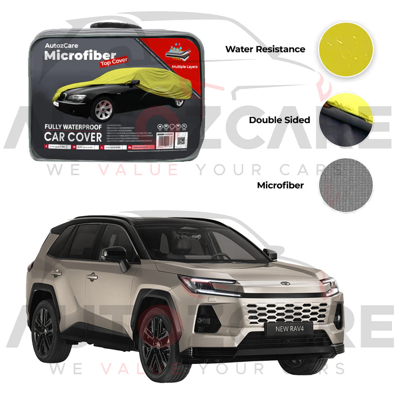 Toyota Rav4 Microfiber Car Top Cover - Model 2018-2026