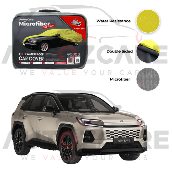 Toyota Rav4 Microfiber Car Top Cover - Model 2018-2026