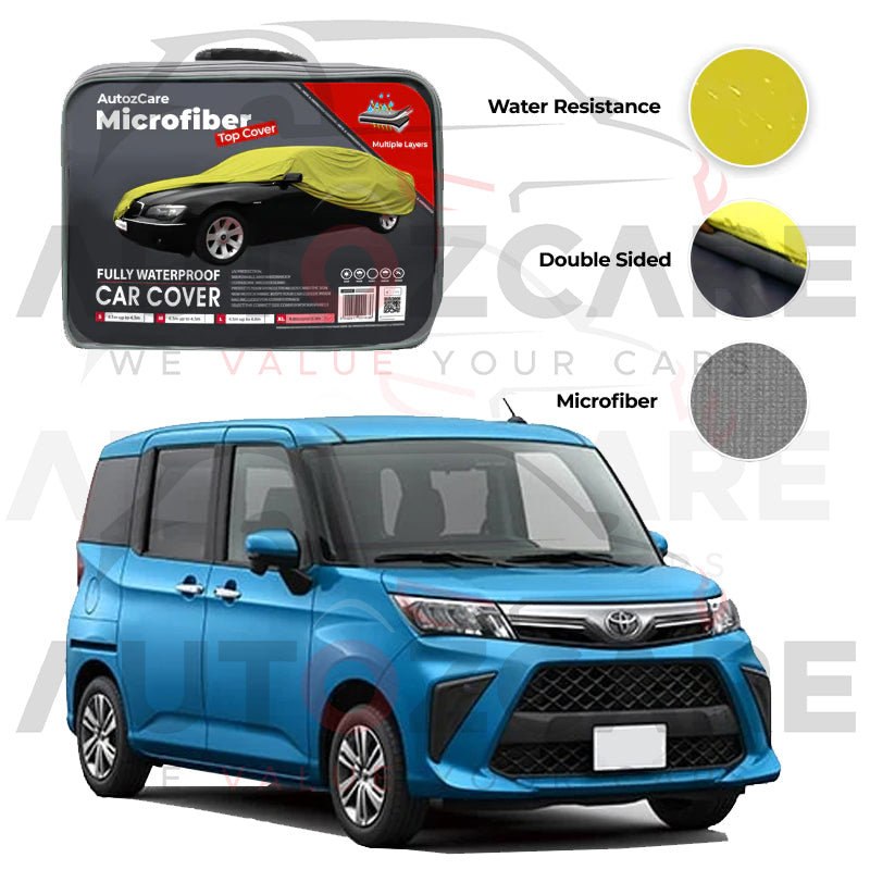 Toyota Roomy Microfiber Car Top Cover - Model 2016-2025