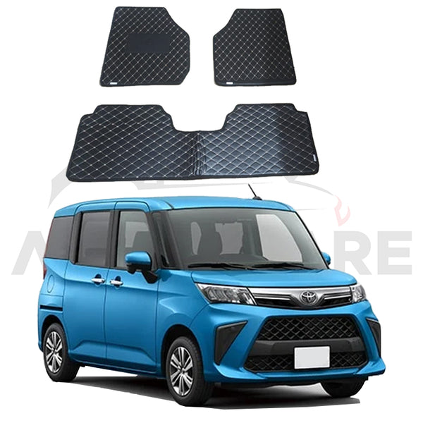 Toyota Roomy 7D Floor Mat ( Flat Style ) 3PCS - Model 2024