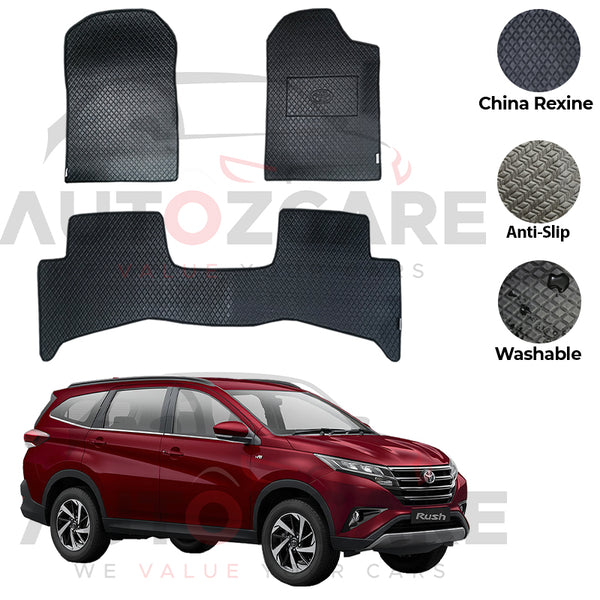 Toyota Rush China Rexine Floor Mat 3PCS - Model 2018-2025