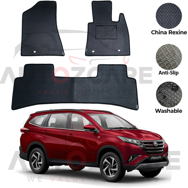 Toyota Rush Hold China Rexine Floor Mat 3PCS - Model 2018-2025