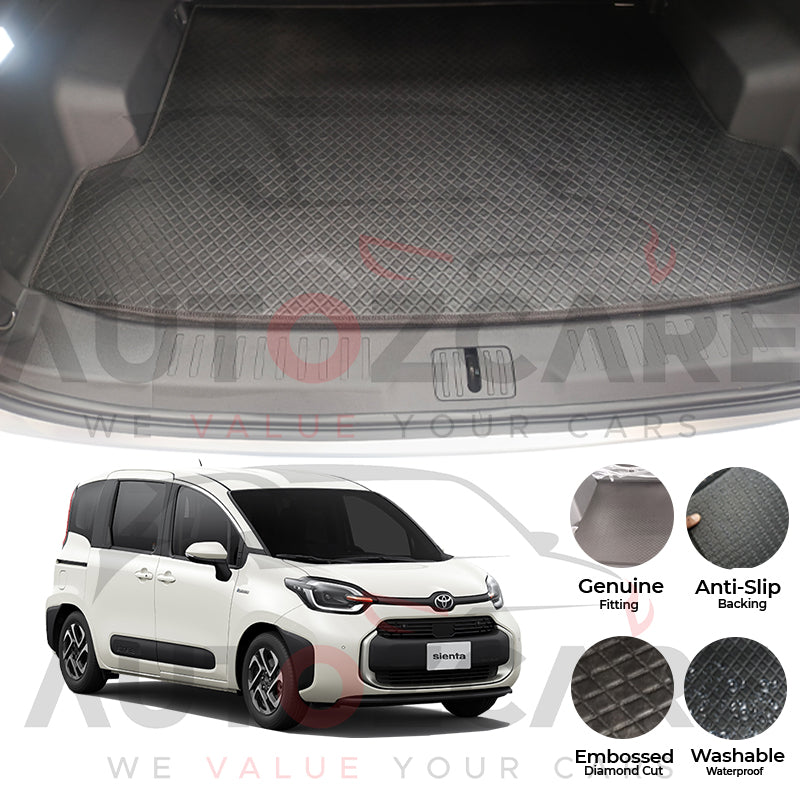 Toyota Sienta China Rexine Custom-Size Trunk Mat - Model 2015-2022