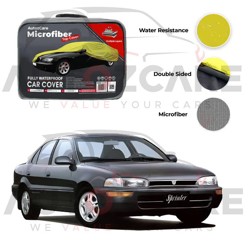 Toyota Sprinter Microfiber Car Top Cover - Model 1995-2000