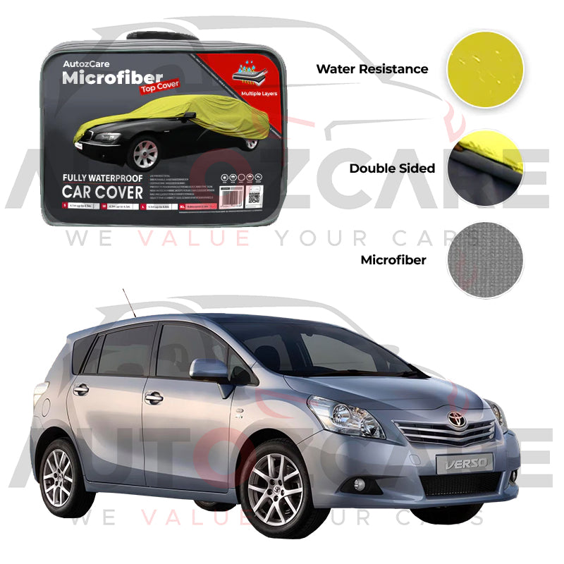 Toyota Verso Microfiber Car Top Cover - Model 2004-2010