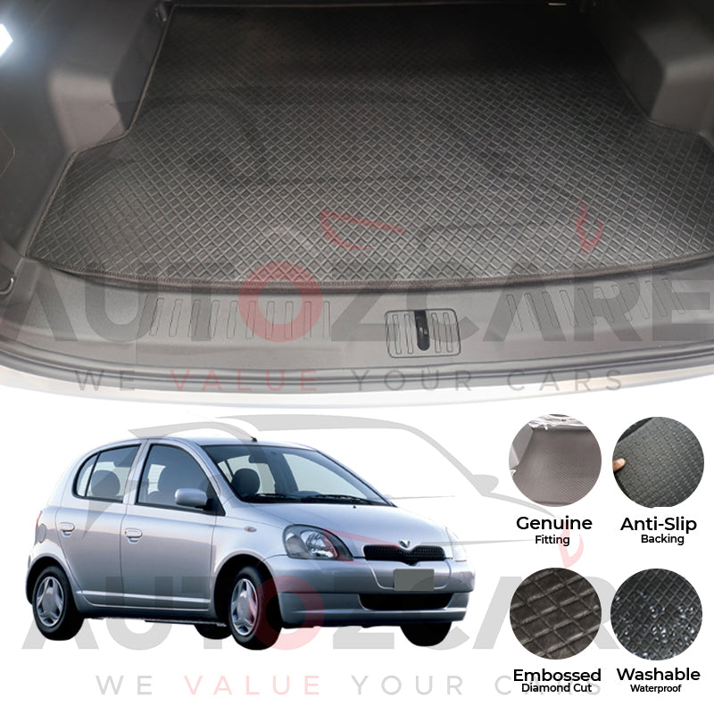 Toyota Vitz China Rexine Custom-Size Trunk Mat - Model 1998-2004