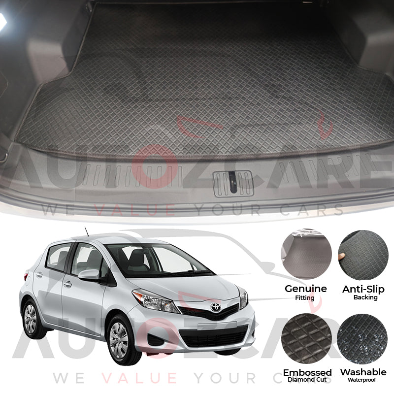 Toyota Vitz China Rexine Custom-Size Trunk Mat - Model 2021-2025