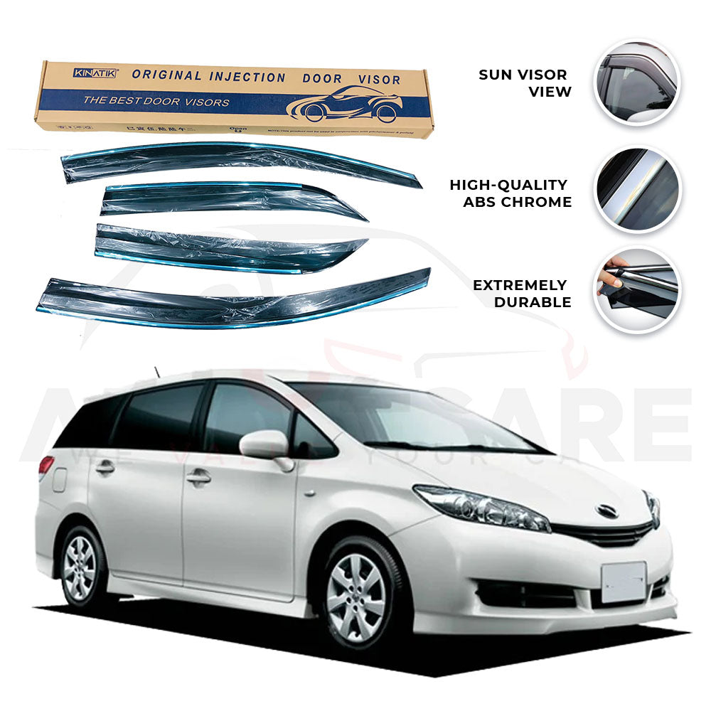 Toyota Wish Air press sun visor with chrome model 2003-2006 - AutozCare Pakistan