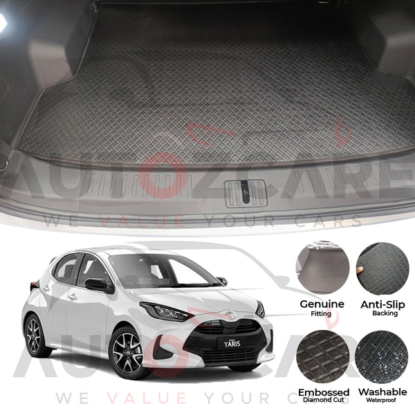 Toyota Yaris Hatchback China Rexine Custom-Size Trunk Mat - Model 2019-2025