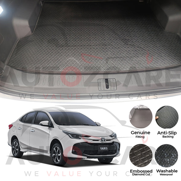 Toyota Yaris China Rexine Custom-Size Trunk Mat - Model 2020-2025