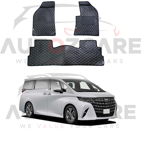 Toyota Alphard 7D Floor Mats (Flat Style) 15PCS - Model 2015-2025