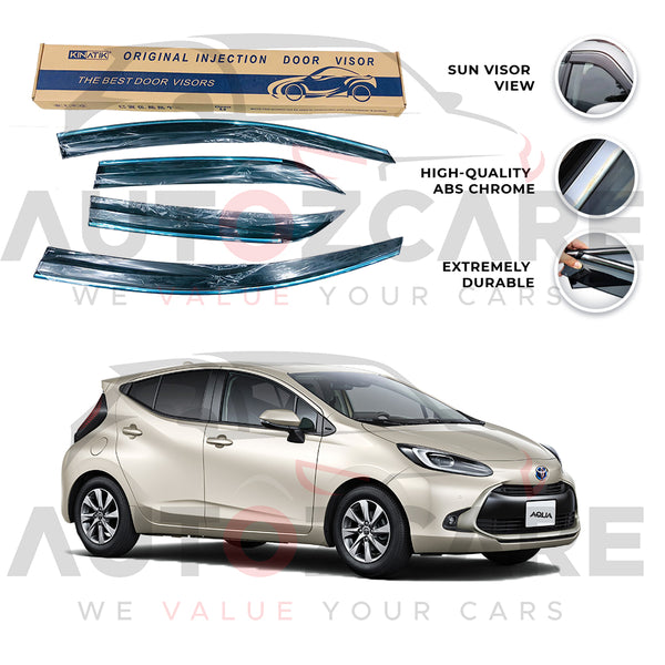 Toyota Aqua Air press sun visor with chrome model  2022-2025