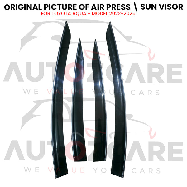 Toyota Aqua Air press sun visor with chrome - Model  2022-2025