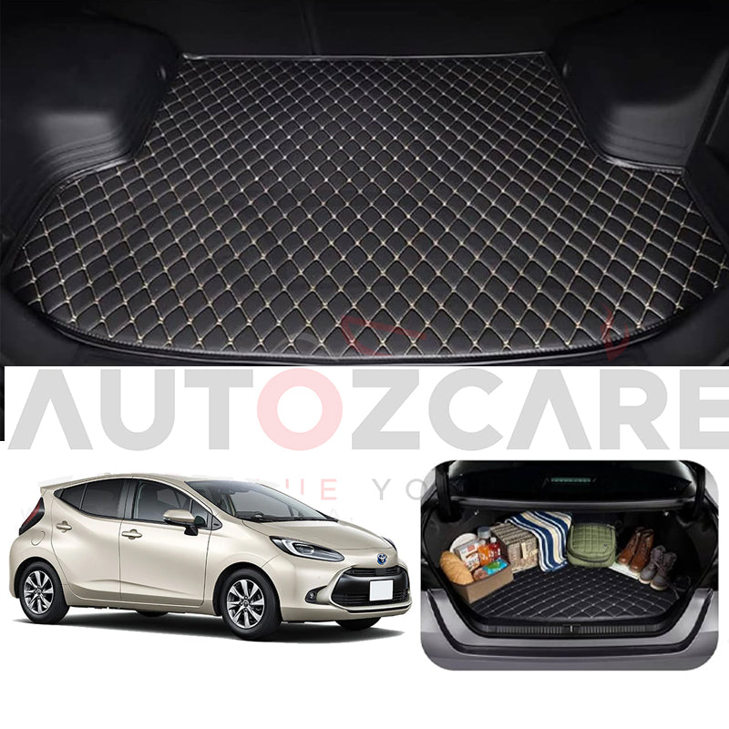 Toyota Aqua 7D Custom Car Trunk Mat - Model 2022-2025