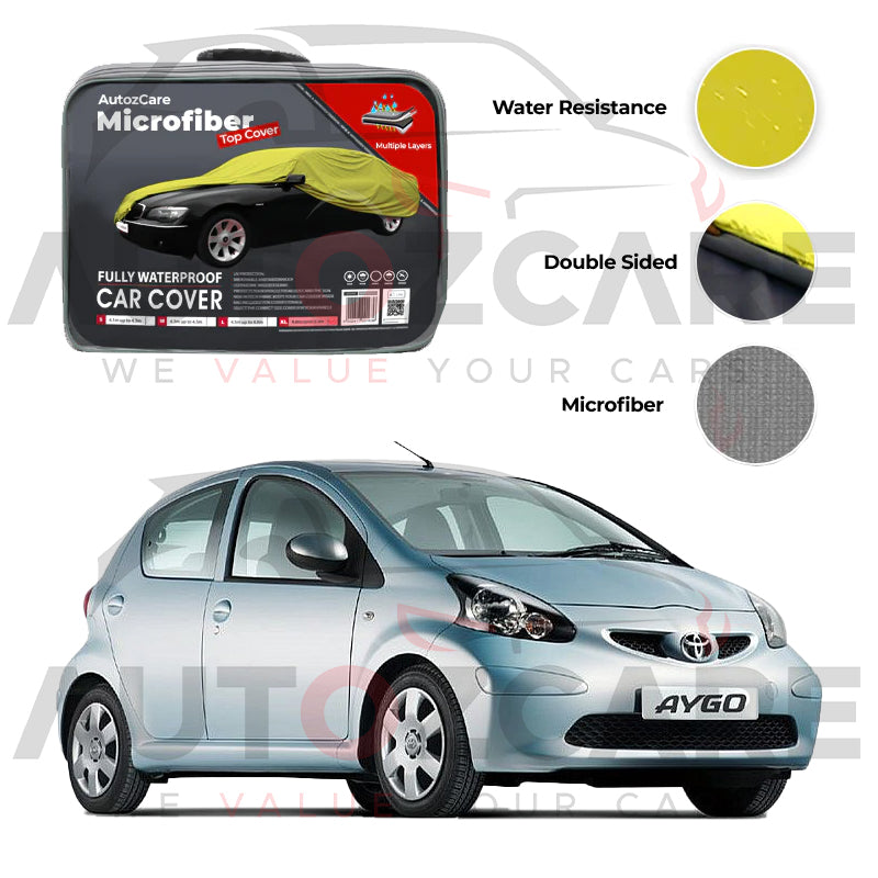 Toyota Aygo Microfiber Car Top Cover Model - 2005-2014