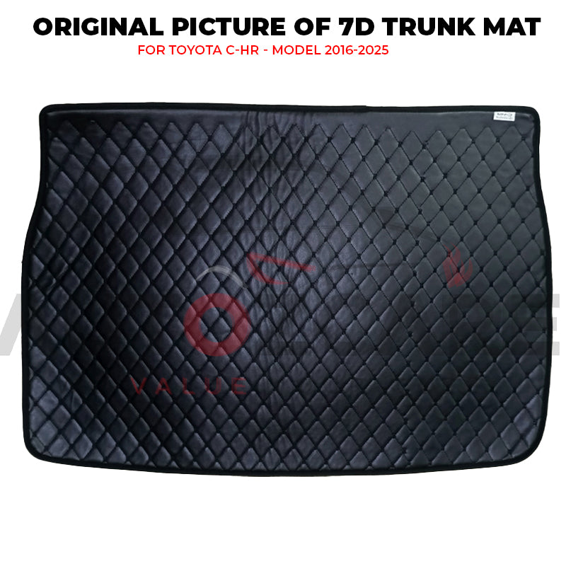 Toyota C-HR 7D Custom Car Trunk Mat - Model 2016-2025