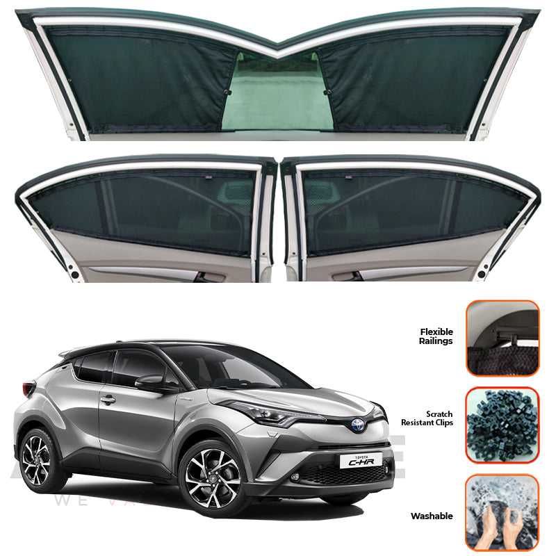 Toyota C-HR Custom Car Sliding Curtains - Model 2016-2025