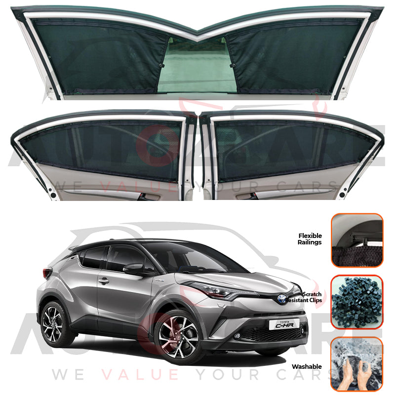 Toyota C-HR Custom Car Sliding Curtains - Model 2016-2025