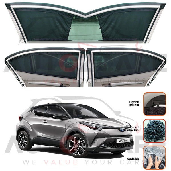 Toyota C-HR Custom Car Sliding Curtains - Model 2016-2025