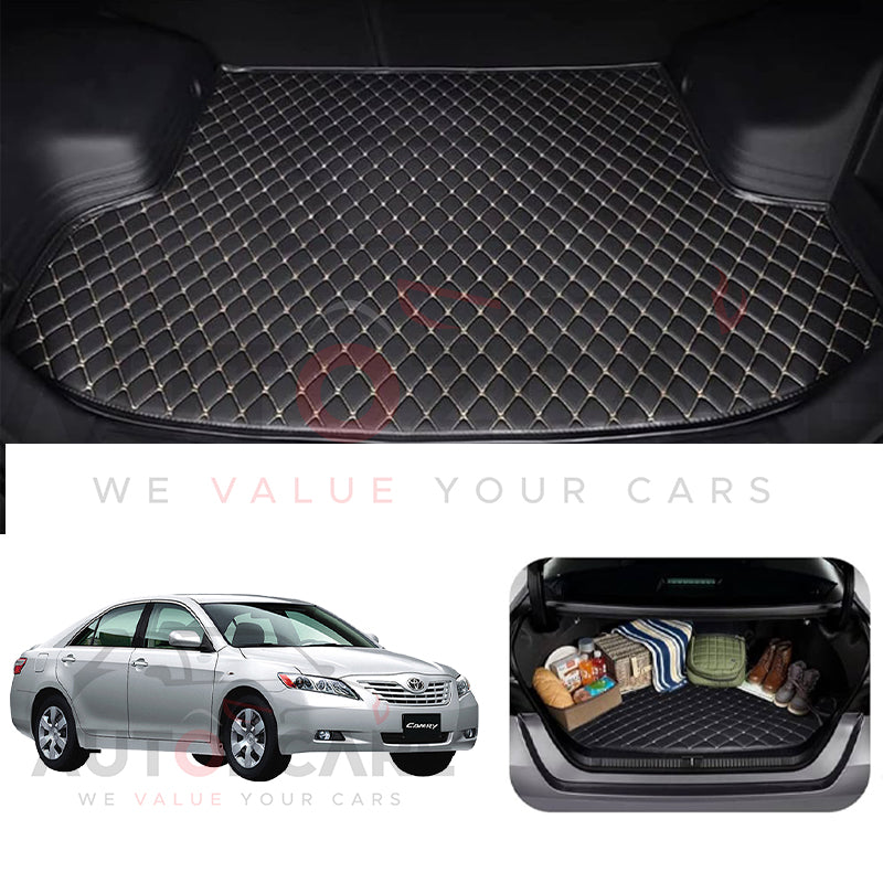 Toyota Camry 7D Custom Car Trunk Mat - Model 2007-2011