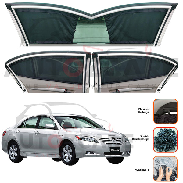 Toyota Camry  Custom Car Sliding Curtains - Model 2007-2011