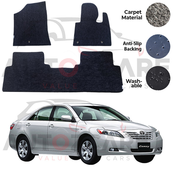Toyota Camry Genuine Fitting Carpet Floor Mat 3PCS - Model 2007-2011