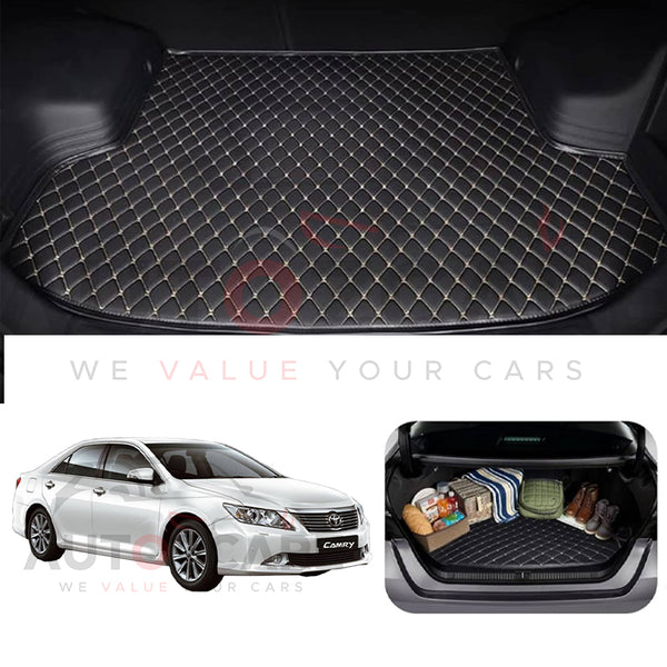 Toyota Camry 7D Custom Car Trunk Mat - Model 2012-2018