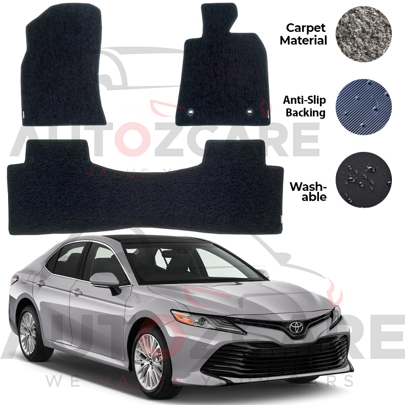 Toyota Camry Genuine Fitting Carpet Floor Mat 3PCS - Model 2019-2022