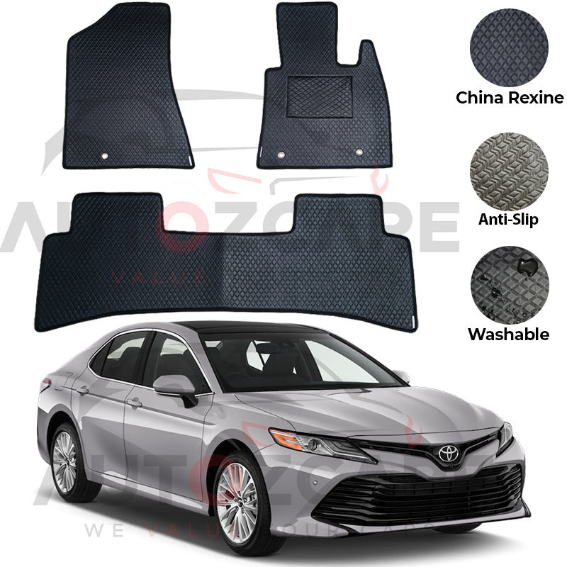 Toyota Camry China Rexine Floor Mat 3PCS - Model 2019-2022