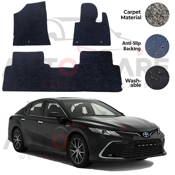 Toyota Camry Genuine Fitting Carpet Floor Mat 3PCS - Model 2023-2025