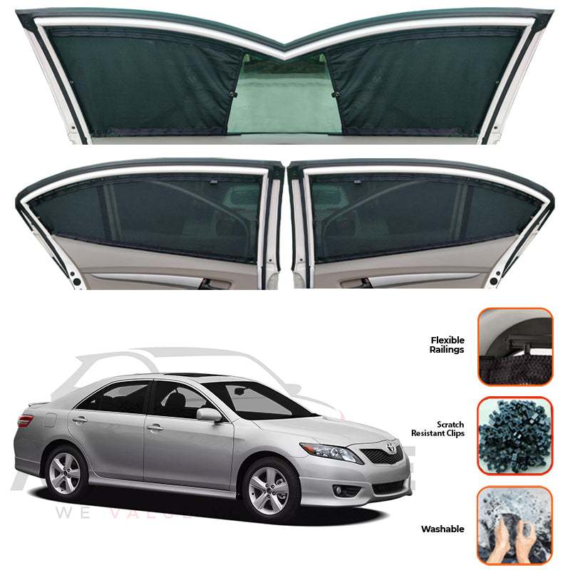 Toyota Camry  Custom Car Sliding Curtains - Model 2006-2011