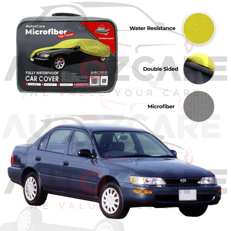 Toyota Corolla Microfiber Car Top Cover - Model 1987-1994