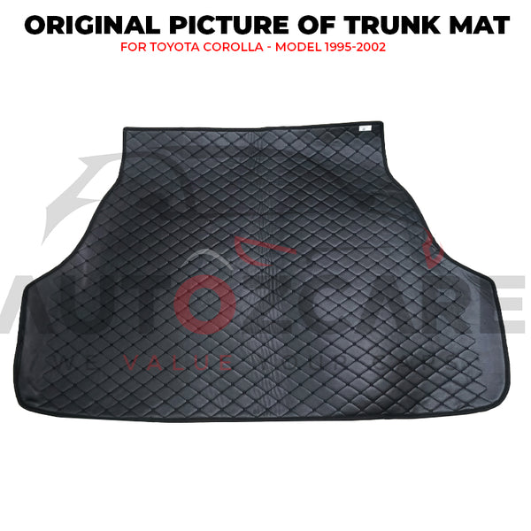 Toyota Corolla 7D Custom Car Trunk Mat - Model 1995-2002