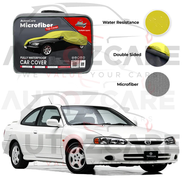 Toyota Corolla Microfiber Car Top Cover - Model 1995-2002