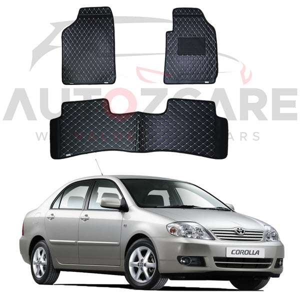 Toyota Corolla 7D Floor Mat ( Flat Style ) - Model 2003-2008
