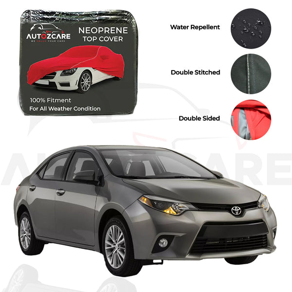 Toyota Corolla Neoprene Top Cover - Model 2014-2024