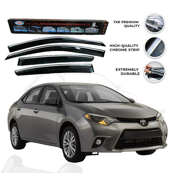 Toyota Corolla TXR Air press sun visor with chrome model 2014-2025