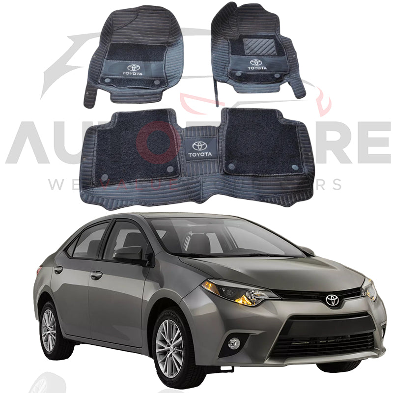 Toyota Corolla 10D Floor Mat - Model 2014-2025