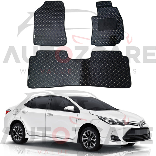 Toyota Corolla 7D Floor Mat ( Flat Style ) - Model 2014-2025