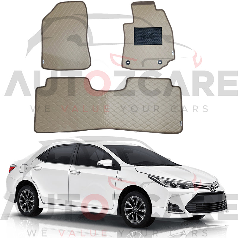 Toyota Corolla 7D Floor Mat ( Flat Style ) - Model 2014-2025