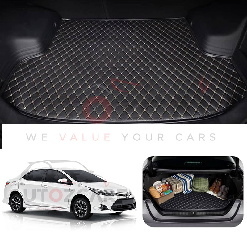 Toyota Corolla 7D Custom Car Trunk Mat - Model 2014-2025
