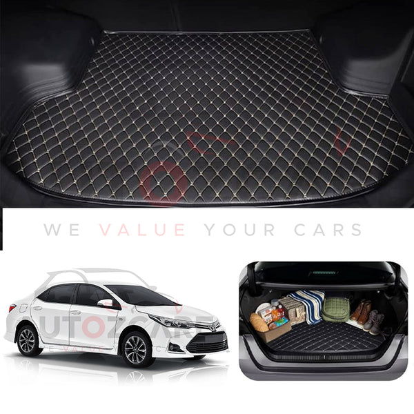 Toyota Corolla 7D Custom Car Trunk Mat - Model 2014-2025