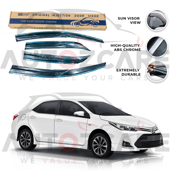 Toyota Corolla Air press sun visor with chrome model 2014-2025