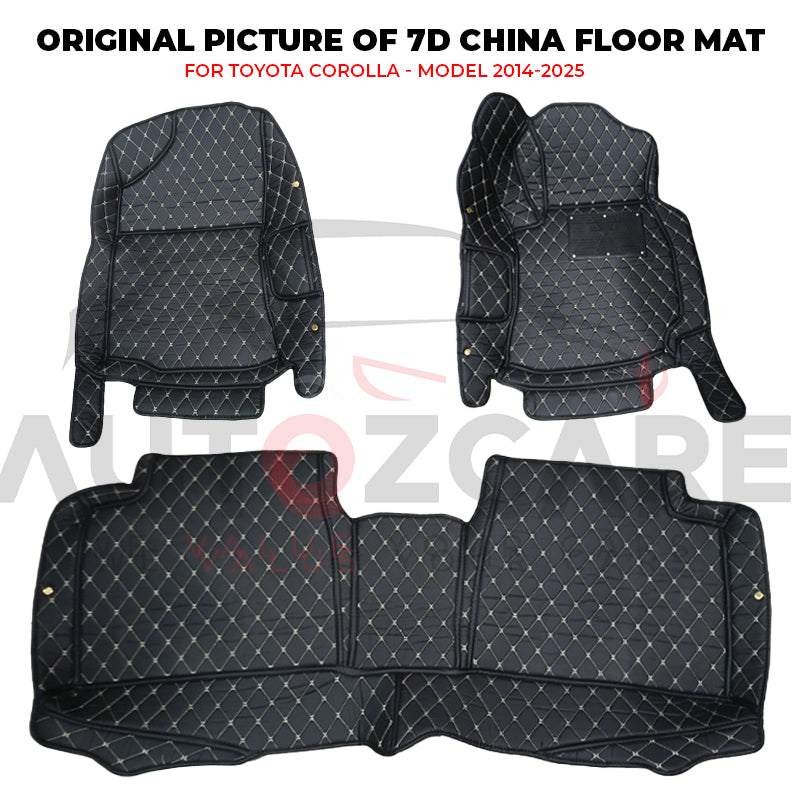 Toyota Corolla 7D Floor Mats - Model 2014-2025