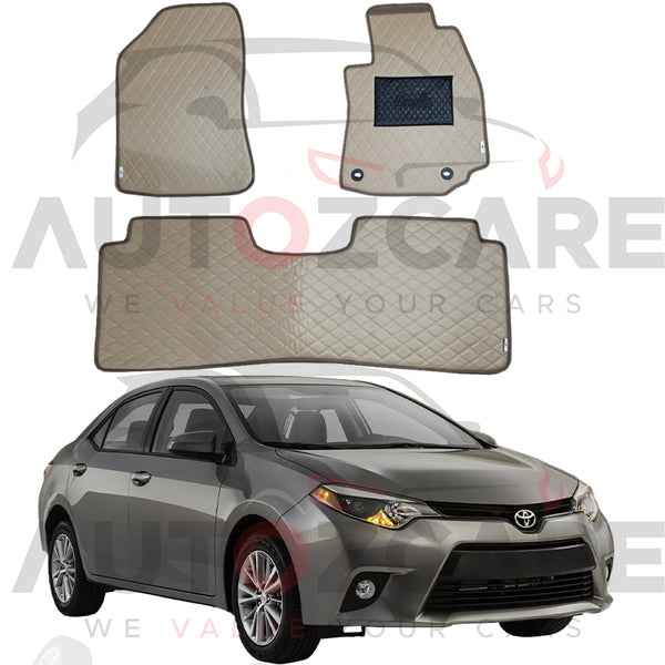 Toyota Corolla 7D Floor Mat ( Flat Style ) - Model 2014-2025