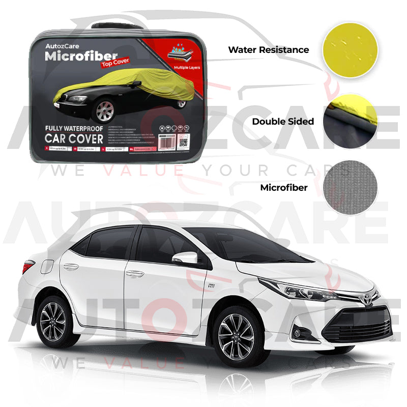 Toyota Corolla Microfiber Car Top Cover - Model 2014-2025